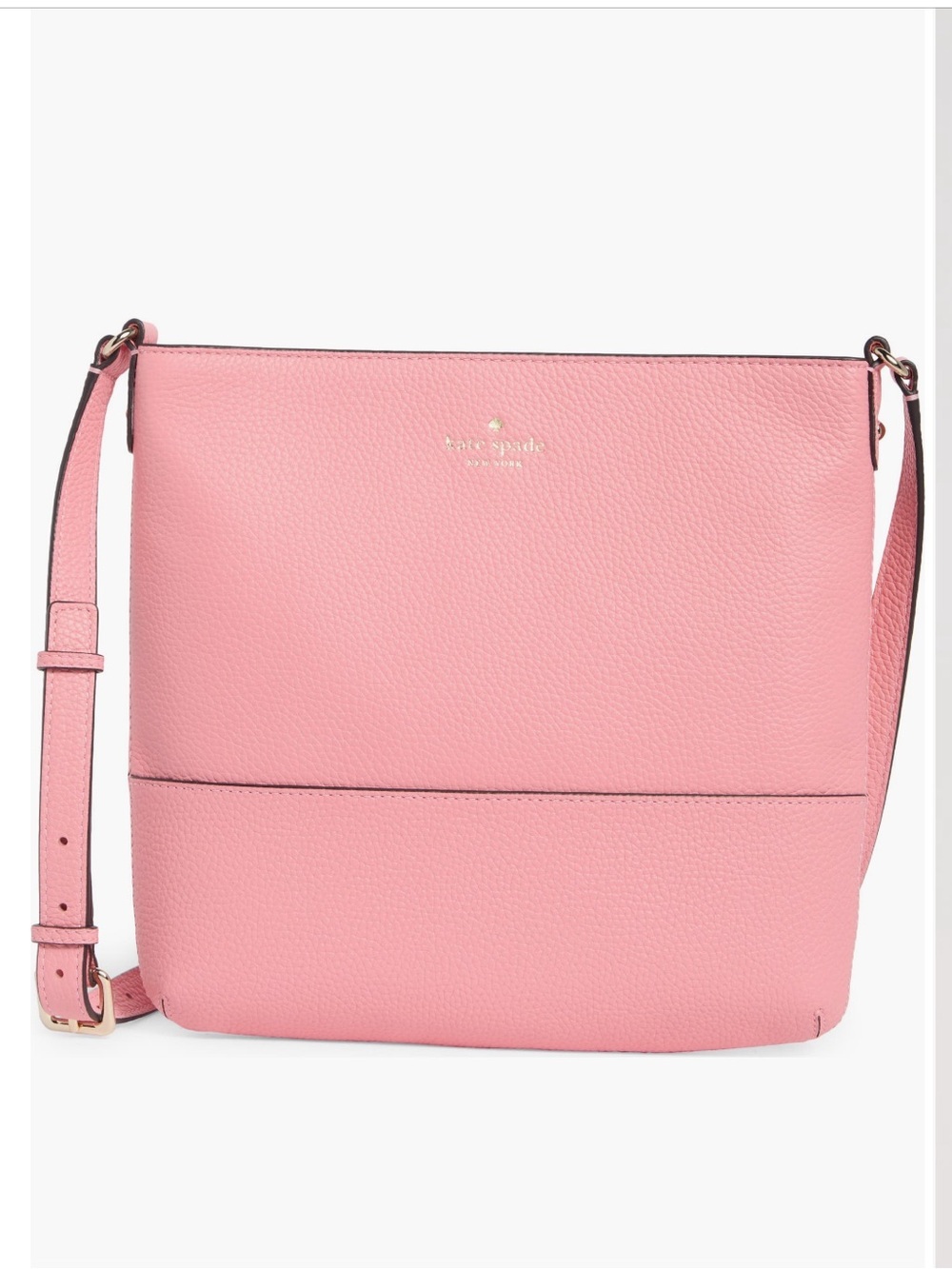 NWT Kate Spade Southport Avenue Cora Pebbled Leather Crossbody Bag Pink